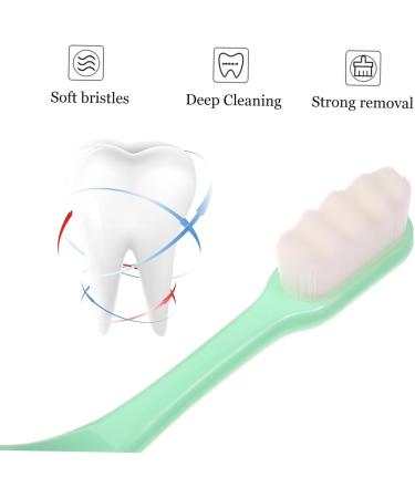 Beavorty 12-Piece Micro Nano Hairy Toothbrush Set - Oral Care in 3 Colors for Healthy Gums - Buy Online on GoSupps.com