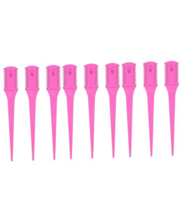 Beavorty 9 Pcs Pointed Tail Comb Ladies Razor PP Modeling Hairdressing Supplies Miss