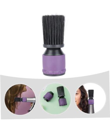 FRCOLOR Cleaning Brush Hair Salon Brush Barber Hair Dryer Brush Cleaning Duster Bow Knot Alloy Hairbrush Hairdressing Brush Accessory Broken Hair Abs Shaving Brush Purple - Buy Online on GoSupps.com