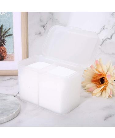  Stylebest 2-Grid Nail Art Storage Box Organizer Container with Transparent Lid for Nail Polish Remover Pads Beads Beauty Salon - Buy Online on GoSupps.com