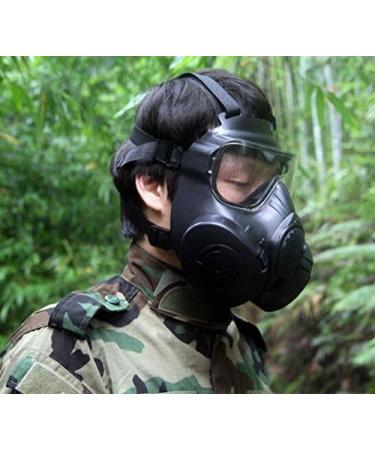 WorldShopping4U Tactical Airsoft Paintball Full Face Protection Dual Fan Mask M50 BK - Ultimate Comfort & Safety - Buy Online on GoSupps.com