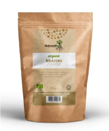 Nature s Root Organic Brahmi Powder - Ayurvedic Herb | Bacopa Monnieri | Hair Growth Product | Thickening Hair Supplement (500g) 500 g (Pack of 1)