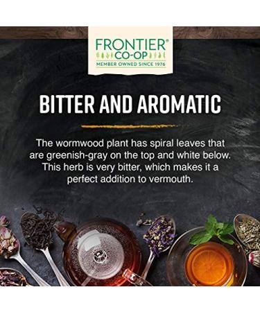 Frontier Natural Products Organic Wormwood Herb 16 oz - Cut & Sifted - Buy Online on GoSupps.com
