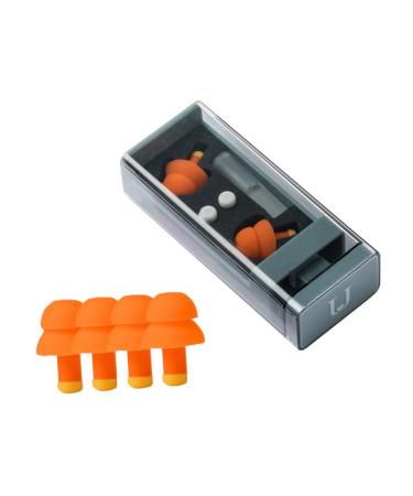 1 Set Sound-isolating Noise-canceling Earplugs Sleeping Earplug Sound Blocking Earplug Work-Concentrate Helper Noise Canceling Earplug Portable Earplug Stylish Earbud Safe Earplug Orange 1 Count (Pack of 1)