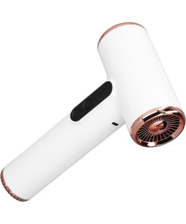 Cordless Hair Dryer USB Rechargeable Blow Dryer with Digital Screen Built In 15000mAh Battery Travel Hair Dryer for Women Kids Outdoor Camping Beaches White - Buy Online on GoSupps.com