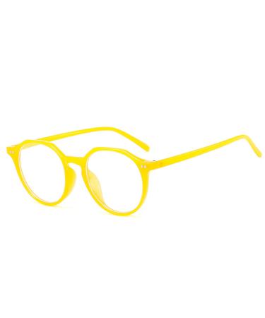 Gaming Glasses Computer Fatigue Blue Light Filter Glasses OmA240 Yellow One Size