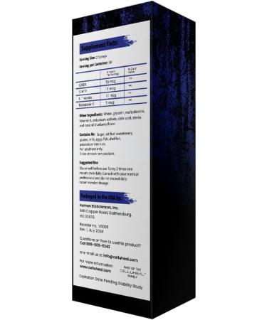 CelluStrength Sleep Spray - Blueberry Flavor 30 Servings | Natural Support for Rest & Relaxation with GABA Melatonin | High Bioavailability - Buy Online on GoSupps.com