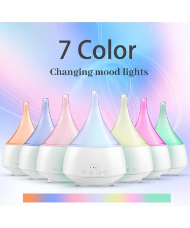 Aroma Diffuser 300ml - Essential Oil Humidifier with 4 Timers 2 Fog Modes & 16 LED Colors | Perfect for Bedrooms & Kids' Rooms - Buy Online on GoSupps.com