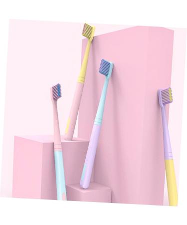 Minkissy 8pcs Ice Cream Toothbrush Set - Light Green Lampshades for Home & Travel | Perfect for Pregnant Women | Stylish Plastic Toothbrushes - Buy Online on GoSupps.com