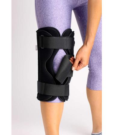 MediChoice Knee Immobilizer - Tri-Panel Universal Foam Laminate 14 Inch Hook & Loop Closure - International Shipping Available - Buy Online on GoSupps.com