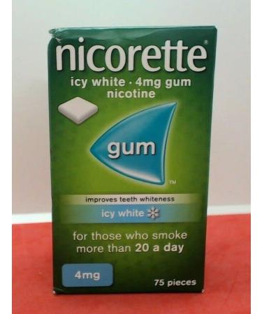 Nicorette ICY White 2mg Gum -30 Pieces (2 x 15) No1 Smoking Cessation Aid