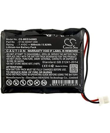 Replacement Battery 800mAh for Mediaid 31610 34 IPX1 M30 - Part 0132-60007-000 Compatible International Shipping - Buy Online on GoSupps.com