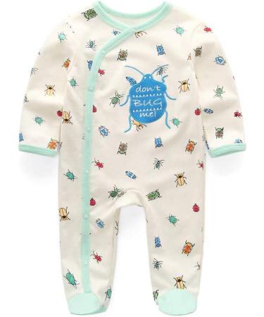 MAMIMAKA Baby Rompers Pajamas 9-12 Months - Set of 3 Cotton Jumpsuits for Boys and Girls - Buy Online on GoSupps.com