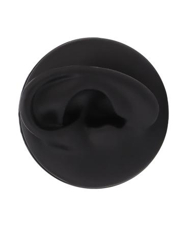 Kadimendium Simulation Ear Display Model Multi Functional Soft Teaching Tool Artificial Left Ear Model Professional Structure Black with Round Base for Wearing - Buy Online on GoSupps.com