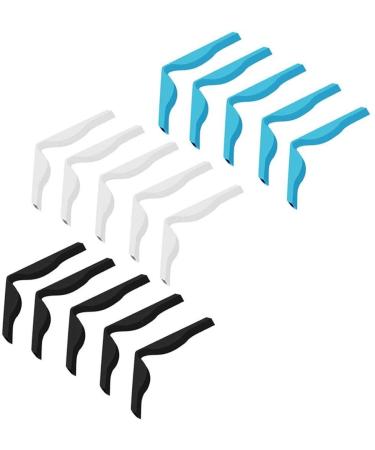 Boqqu 10/15/20 piece of fog-free accessories for masks glasses silicone anti-fog nose bridge pads anti-fitting silicone nose bridge prevents the fitting of glasses anti-fittings 15 pieces a