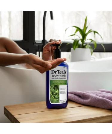 Dr Teal's Body Wash Relax & Relief with Eucalyptus & Spearmint 24 oz (Pack of 5) - Buy Online on GoSupps.com