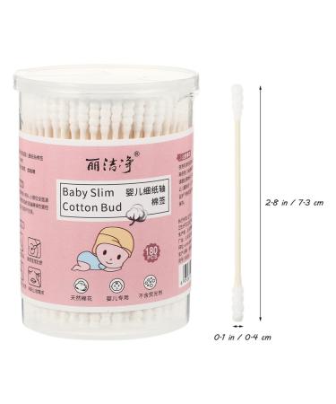FOMIYES Cotton Swabs - 4 Boxes of Spiral Head Cotton Buds for Baby Ear Cleaning & Household Use - Soft & Absorbent Micro Swabs - Buy Online on GoSupps.com