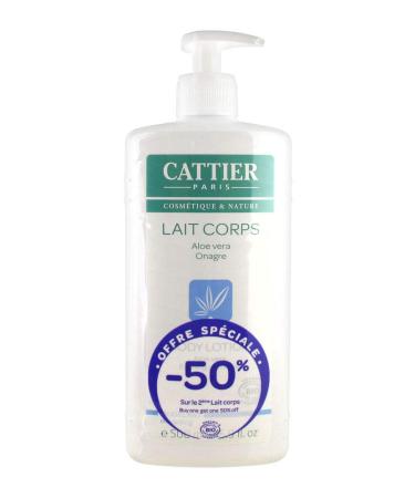 Cattier Body Milk Organic Modelling Agent pack of 2 (2 x 500 ml)