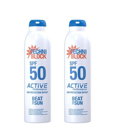 Techniblock SPF 50 Sunscreen 300ml x 2