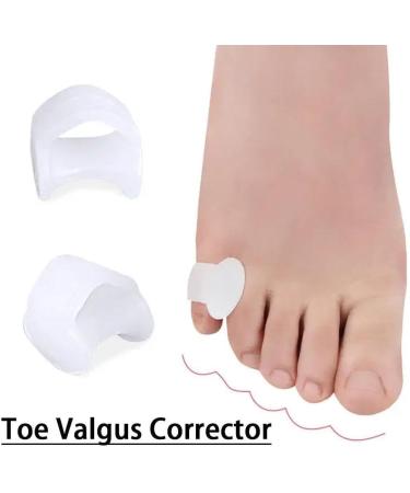 QEOTOH 10pcs Silicone Toe Separator Hallux Valgus Care & Ectropion Relief Devices for Optimal Comfort - Buy Online on GoSupps.com