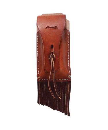 Professional's Choice Leather Powder Pouch with Fringe