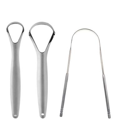 5 Set Tongue Scraper Cleaners - Effective Bad Breath Removal & Fresh Breath Care | International Shipping Available - Buy Online on GoSupps.com