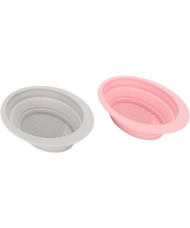 ZJchao Compact Silicone Makeup Brush Cleaning Bowl Foldable Brush Cleaner for Makeup Brush Sponge Powder Puff Suitable for Travel (Purple) - Buy Online on GoSupps.com