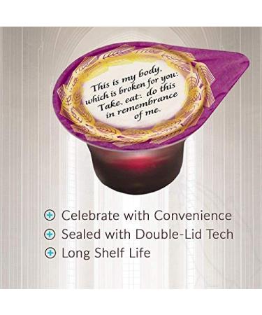 Prefilled Communion Cups & Wafer Set - Celebration Cup (Pack of 100) - Perfect for Worship Services - Buy Online on GoSupps.com