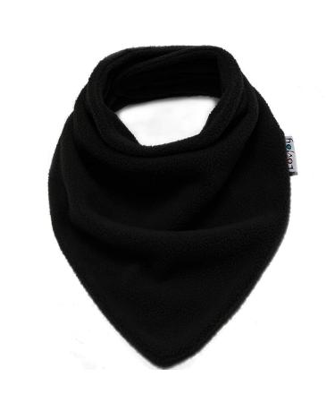 Baby Toddler Cute Warm Fleece scarf/Snood. Soft & Cozy. Fits 6 months - 5 Years. More Designs for Boys & Girls! Black
