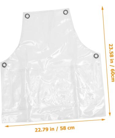 BELLIFFY Barber Apron Hair Apron Stylist Apron Hair Cutting Apron Clear Aprons for Hair Stylist Apron for Hair Stylist Salon Aprons for Hair Stylist Hairdresser Apron Adjustable Apron - Buy Online on GoSupps.com