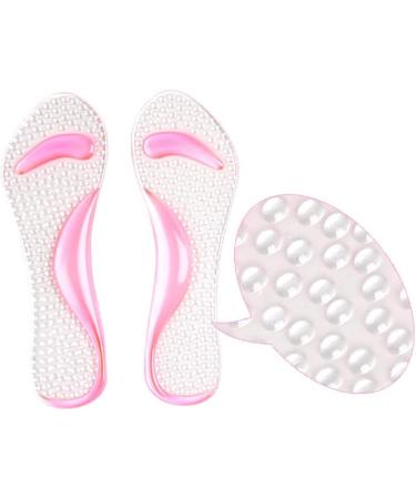 Buy Silicone High Heel Cushion Inserts | Gel Sandal Insoles with High Arch Support for Women & Men | Clear Ball of Foot Pads - Buy Online on GoSupps.com