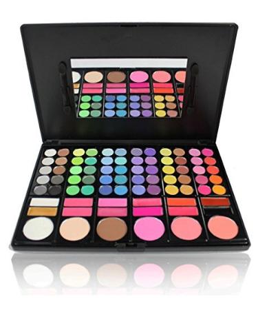 Pure Vie(TM) Concealer Camouflage Palette Cover Eyeshadow Lip Gloss Rouge Makeup with 78 Colors Fashion