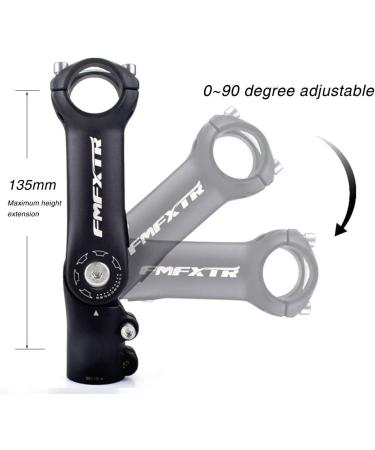 FOMTOR 31.8 Adjustable Stem - 90 Degree 90mm & 110mm MTB Bike Stem (1.25 Handlebar) - Buy Online on GoSupps.com
