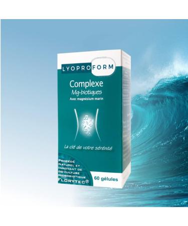 Anti-Stress Supplement - Marine Magnesium and Probiotics - LYOPROFORM Complex Mg-Biotics - Microbiota/Gut Flora - Buy Online on GoSupps.com