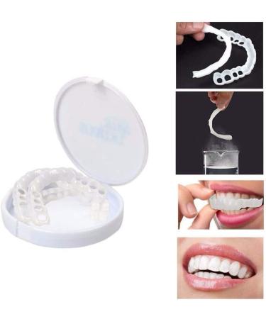 Xiaocui Provisional Dentures - 18PCs Cosmetic Dentistry Snap-On Instant Perfect Smile - White Veneer Replacement for Missing Teeth - Buy Online on GoSupps.com