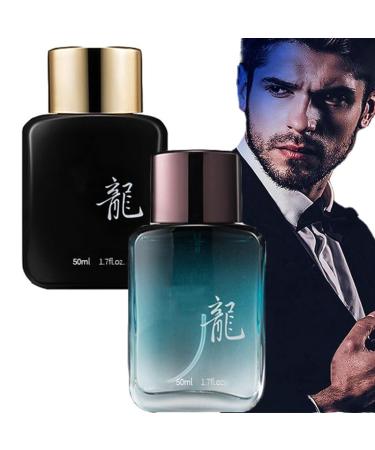 2VPCSYG Cologne 2VPCSYG Charm Fragrance Alpha Touch Cologne 2VPCSYG Date Edition Perfume Men's Fragrance Cologne- Phero-mone-Infused Long Lasting Fragrance (A+C)