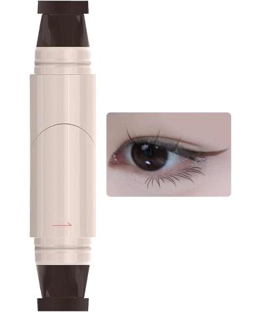 Eyeliner Stamp Eye Makeup Stencil Smudge Resistant Pen Long Lasting Applicator for Easy Eyebrow Shaping Winged Liner Brown - Buy Online on GoSupps.com