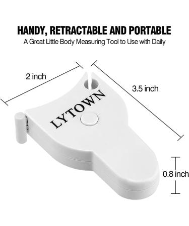 Automatic Telescopic Tape Measure(60in/150cm)  Measuring Tape for Body Self-Tightening Body Measuring Tape Retractable Tape Measure for Fitness  Weight Loss  Tailor  Sewing  Handcrafts (4 PCS) black+white - Buy Online on GoSupps.com