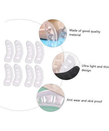 FOMIYES 12 Pairs Non-Slip Heel Stickers - Anti-Abrasion Self-Adhesive Pads for Boots & Exercise Mats - Invisible Black Flannel Protection - Buy Online on GoSupps.com