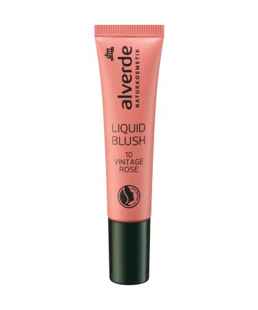 alverde NATURKOSMETIK Liquid Blush 10 Vintage Rose 15 ml