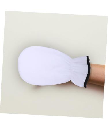Gogogmee 1 Pair Exfoliating Hand Gloves Lotion Gloves Overnight for Women Hand Care Gloves Hands Hand Calluses Remover Gloves Hydrating Gloves Exfoliating Mitts White Flannel 29x16cm - Buy Online on GoSupps.com