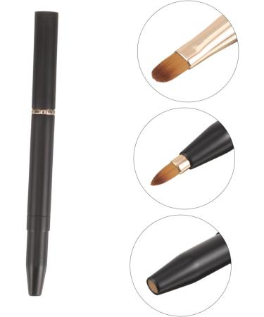 minkissy Lipstick Applicator Lip Gloss Dual End Eyeshadow Makeup Brush Lipstick Wands Mascara Brush Wands Individual Spectrum Miss Portable Artificial Fiber Telescopic Brush - Buy Online on GoSupps.com