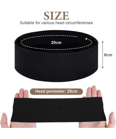 URAQT Sports Headband 6Pcs Elastic Head Bands Hairband Yoga Cotton Headbands Unisex Fitness Exercise Headwear Non-Slip Sweatband for Men and Women Sports Workout Running Cycling and Yoga 6pcs-Wide sport headband - Buy Online on GoSupps.com