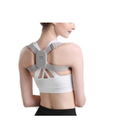DFHBFG Intelligent Posture Corrector Smart Vibration LED Reminder Inductive Back Relief Shoulder Training Belt Unisex