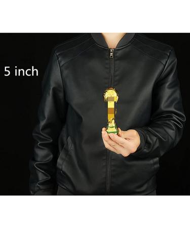 2022 World Soccer Trophy Replica - 5 Inch Tall | Football Award for Soccer Fans - Buy Online on GoSupps.com