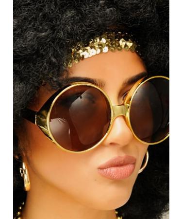 Womens 70s Gold Sequin Disco Headband - Buy Online on GoSupps.com