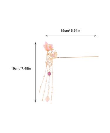 Lurrose Rhinestone Pearl Hairpin - Elegant Japanese Hairsticks & Retro Hair Jewelry for Women & Girls - Buy Online on GoSupps.com