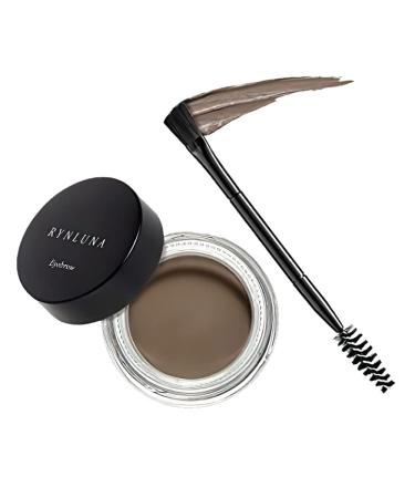 Rynluna Professional Brow Pomade  Eyebrow Color that Fills and Shapes Brows  Easy Breezy Brow Sculpt  Dark Brown  0.12 Ounce