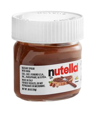 Mini Nutella Glass Jars (0.88 Oz) Weekly Pack - 7 Units with Mini Spoons, Atrevo Bundle - Buy Online on GoSupps.com
