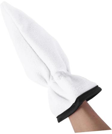 minkissy 2 Pairs Maintenance Essential Oil Gloves Hand Healing Gloves Wax Warming Gloves Paraffin Bath Bags Bath Shower Gloves Hot Wax Mittens Flannel Warm Gloves Hyperthermia White - Buy Online on GoSupps.com
